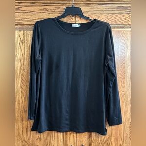 Elegant Black Long Sleeve Tee